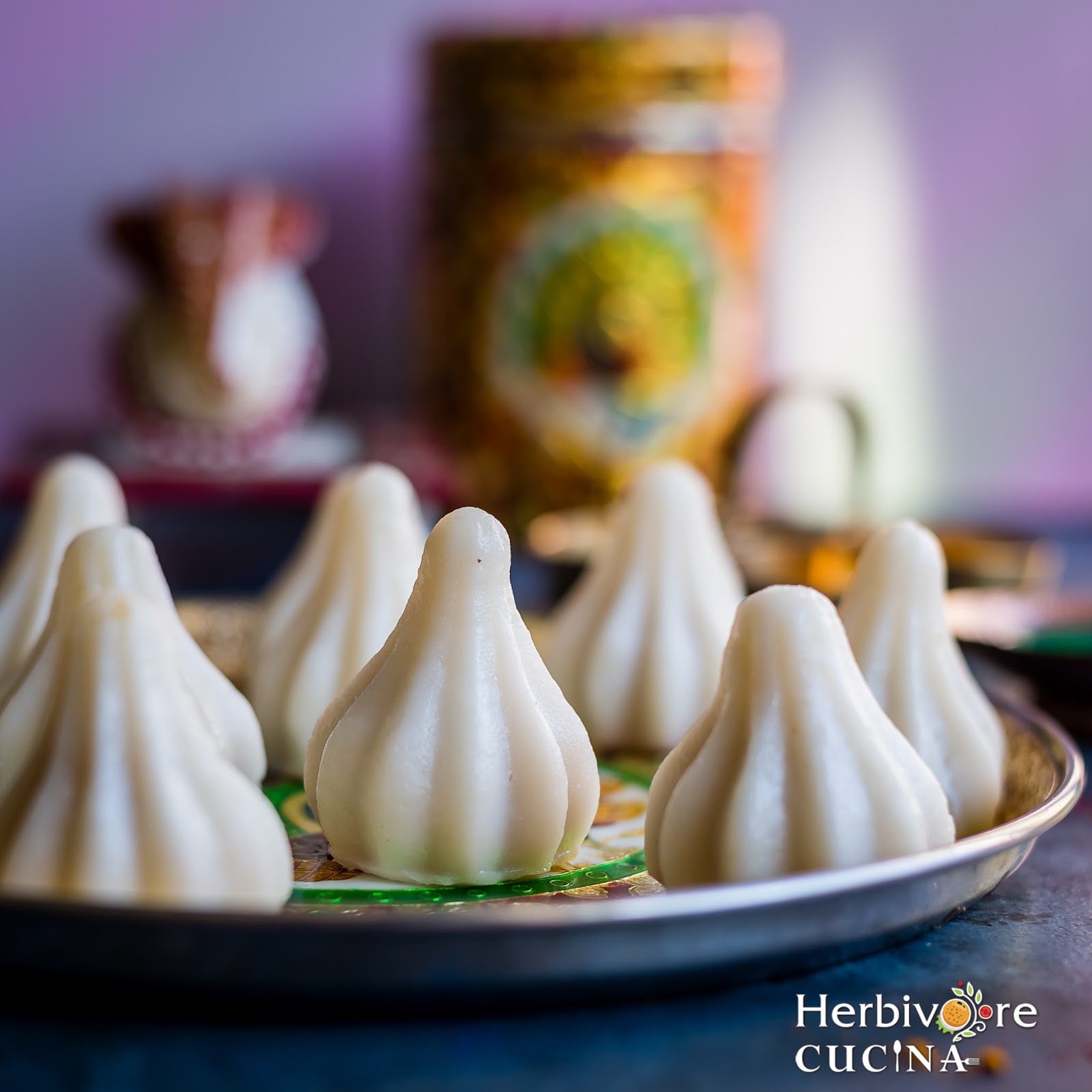 Herbivore Cucina Ukadiche Modak Steamed Rice Flour Dumplings