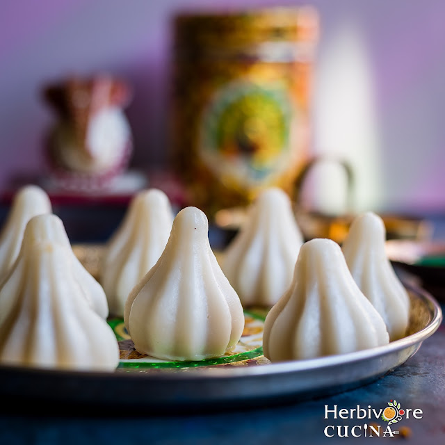Herbivore Cucina Ukadiche Modak Steamed Rice Flour Dumplings