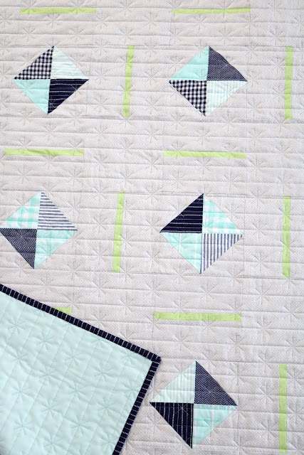 Sidewalk Quilt by Andy of A Bright Corner // pattern from Rainy Day Sewing book