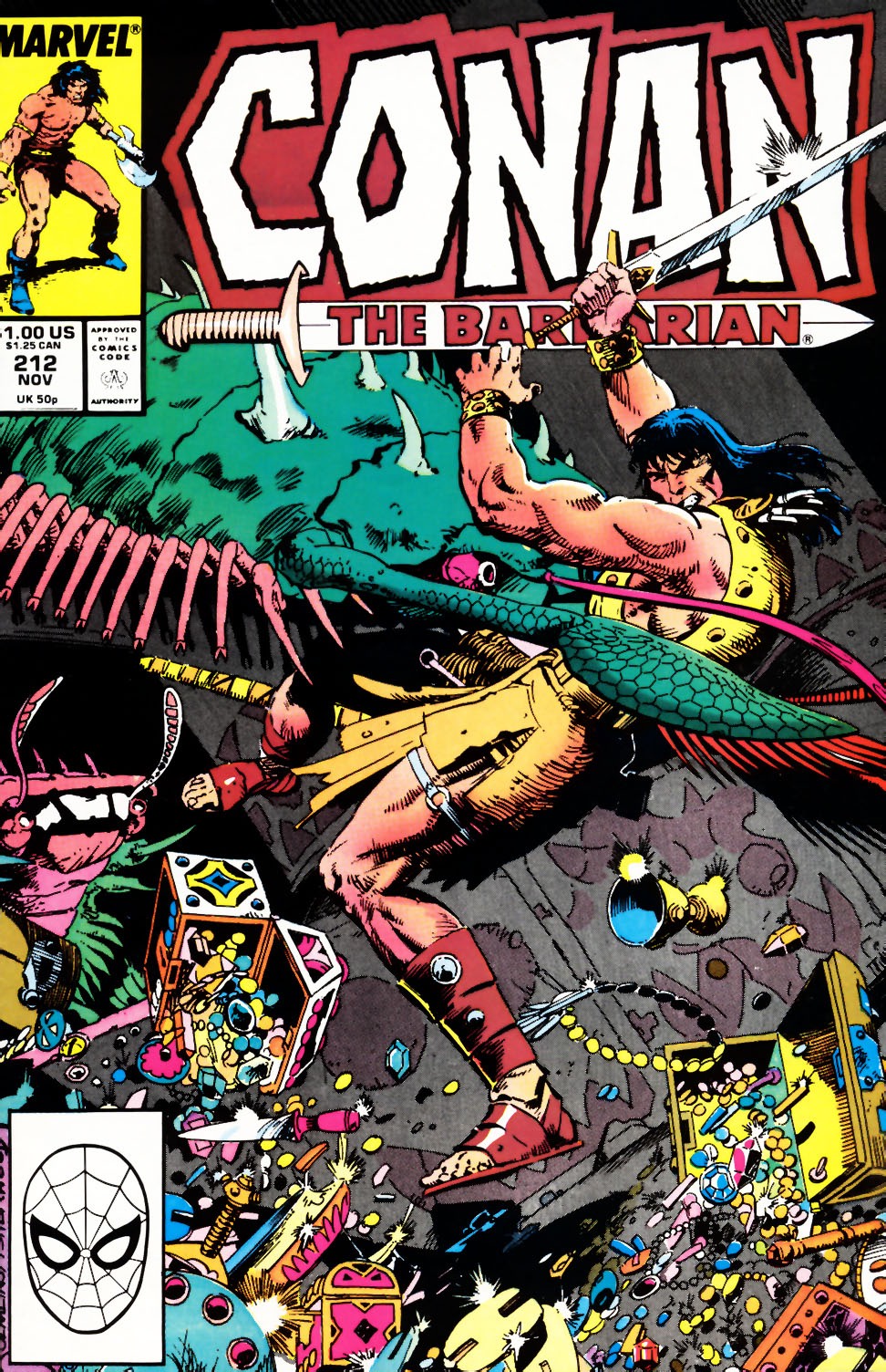 Read online Conan the Barbarian (1970) comic -  Issue #212 - 1
