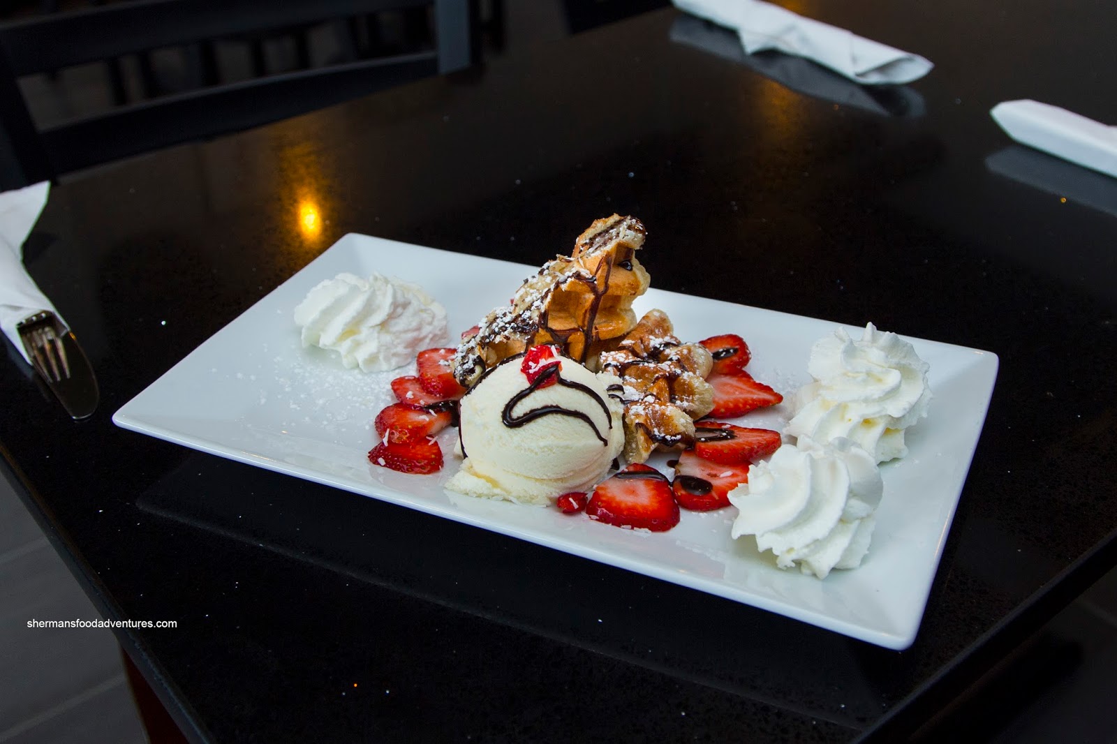 Sherman's Food Adventures Waffle Gone Wild