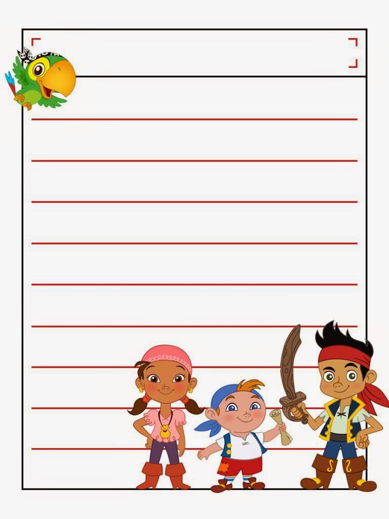 Jake and the Neverland Pirates Free Printable Notebook. - Oh My Fiesta