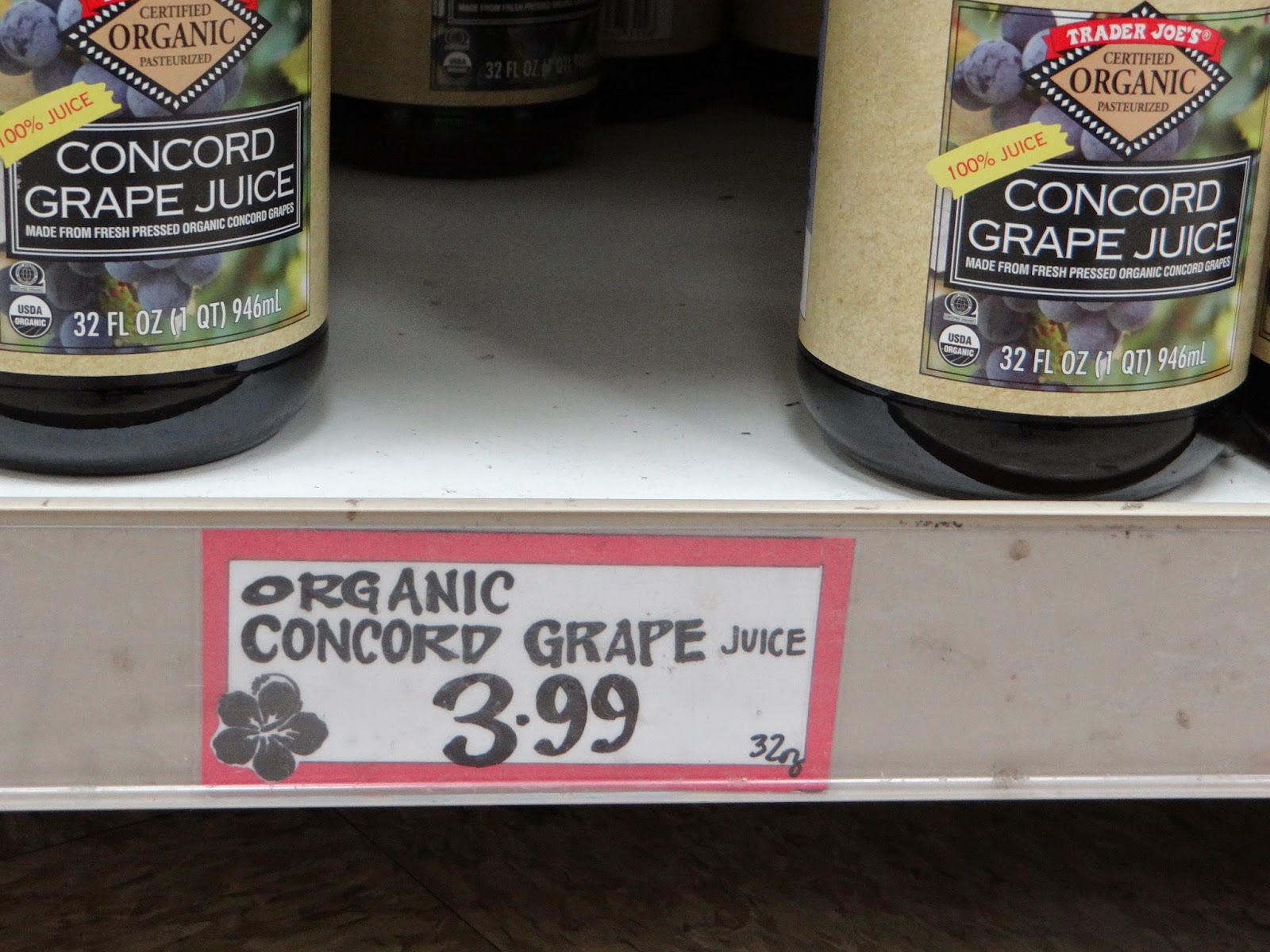 Trader Joe's 365 Day 137 Concord Grape Juice