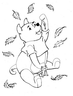 fall leaves clip art coloring pages
