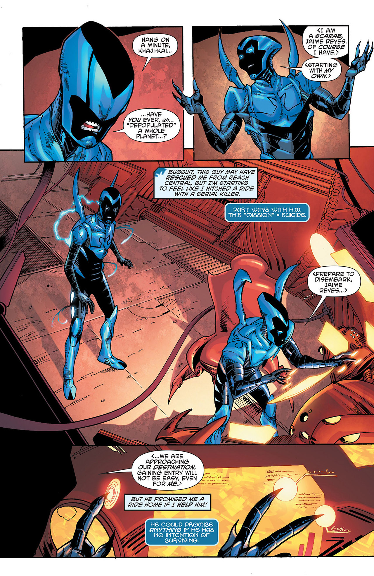 Read online Blue Beetle (2011) comic -  Issue #14 - 5