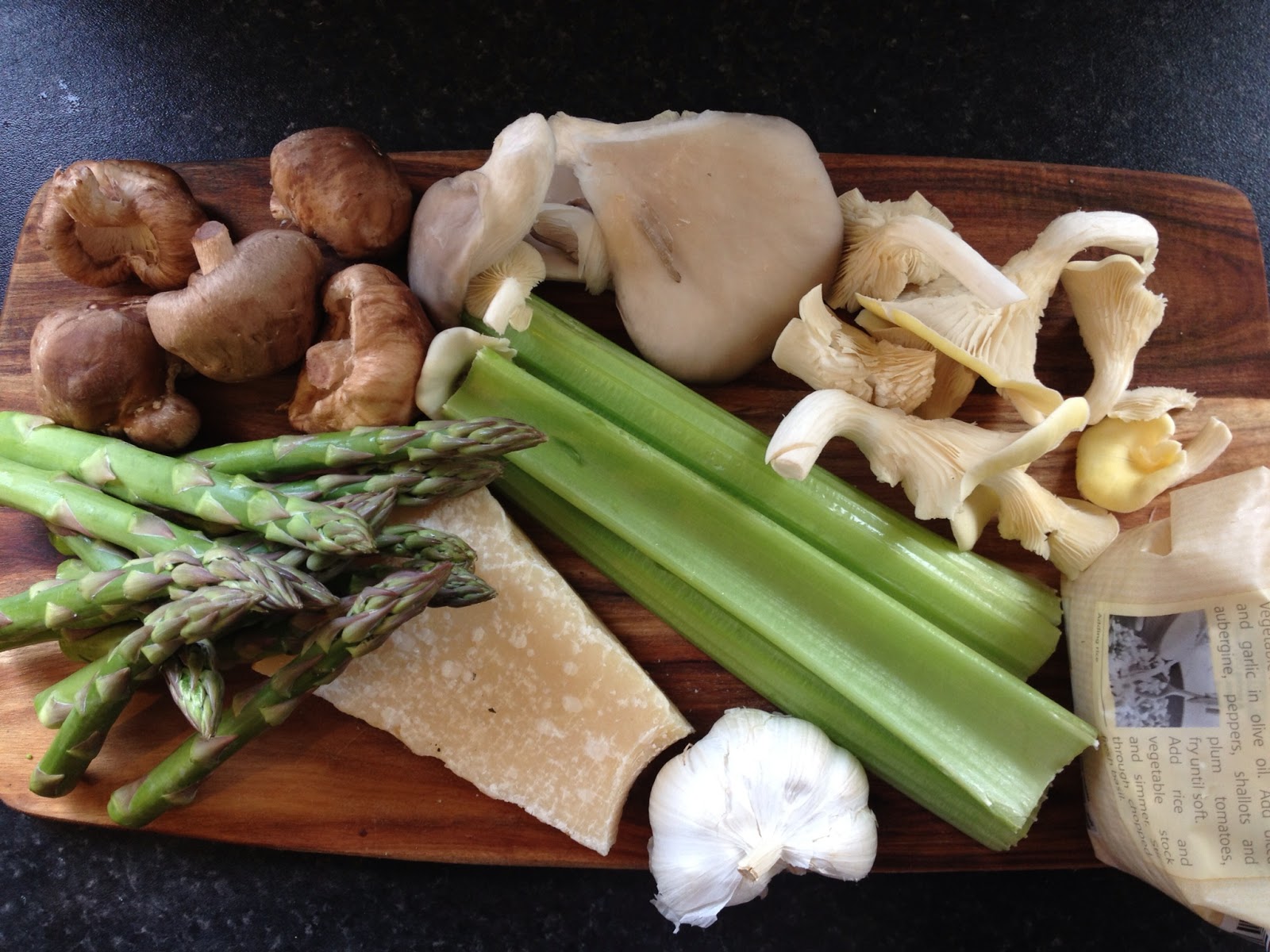 Matty's Grub Wild Mushroom and Asparagus Risotto