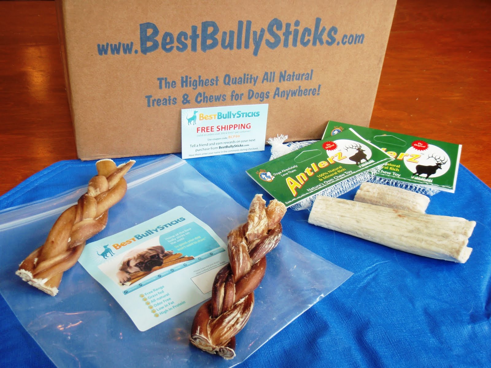 The Chronicles of Cardigan Antlers taste good! Bully sticks smell good!