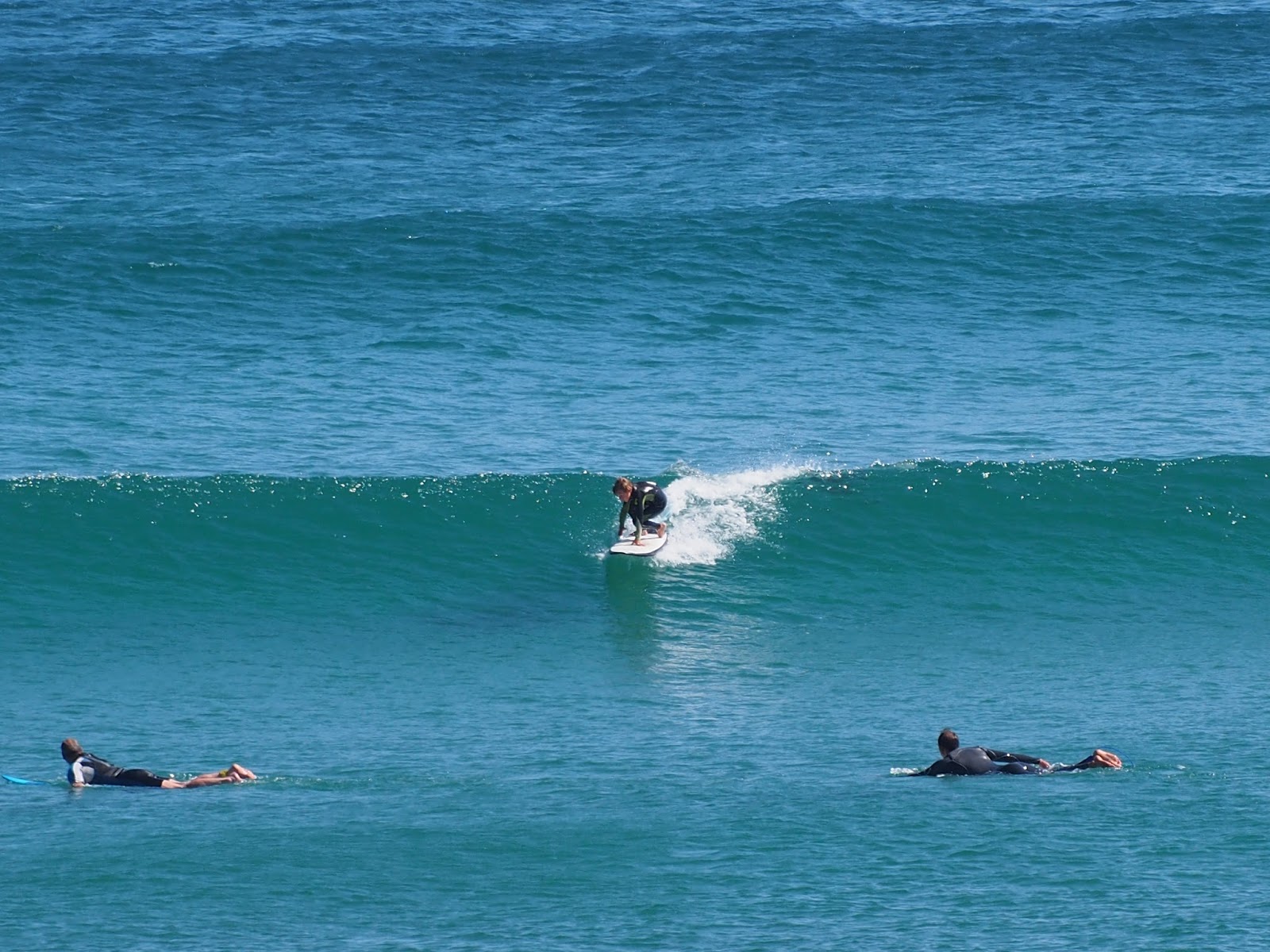 Black head, Dunedin ダニーデン ブラックヘッドでサーフィン