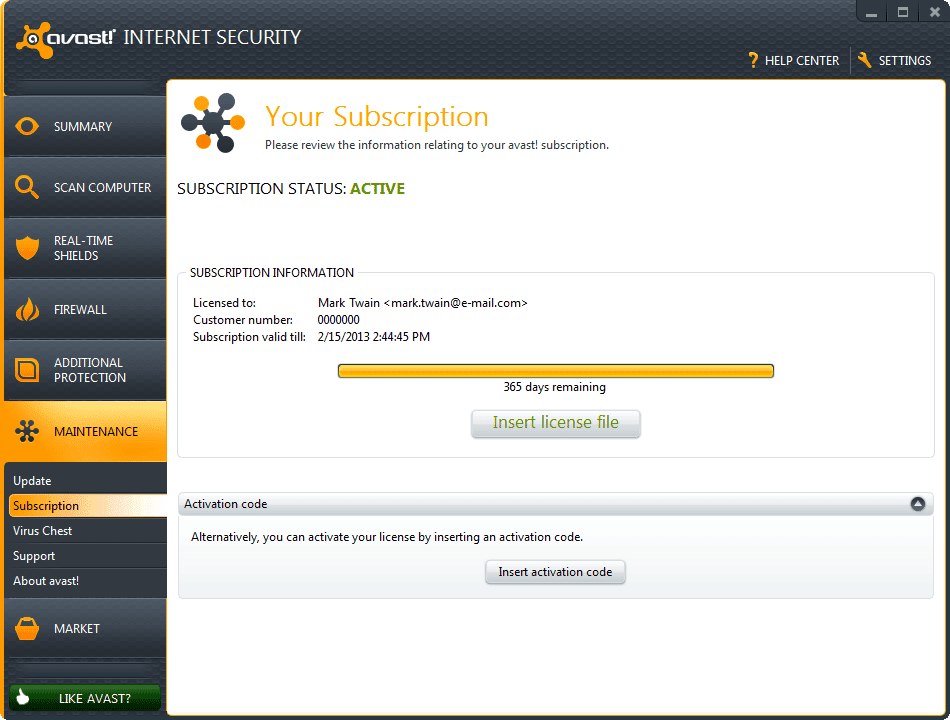 Avast Pro Antivirus 2018 License key Activation Code