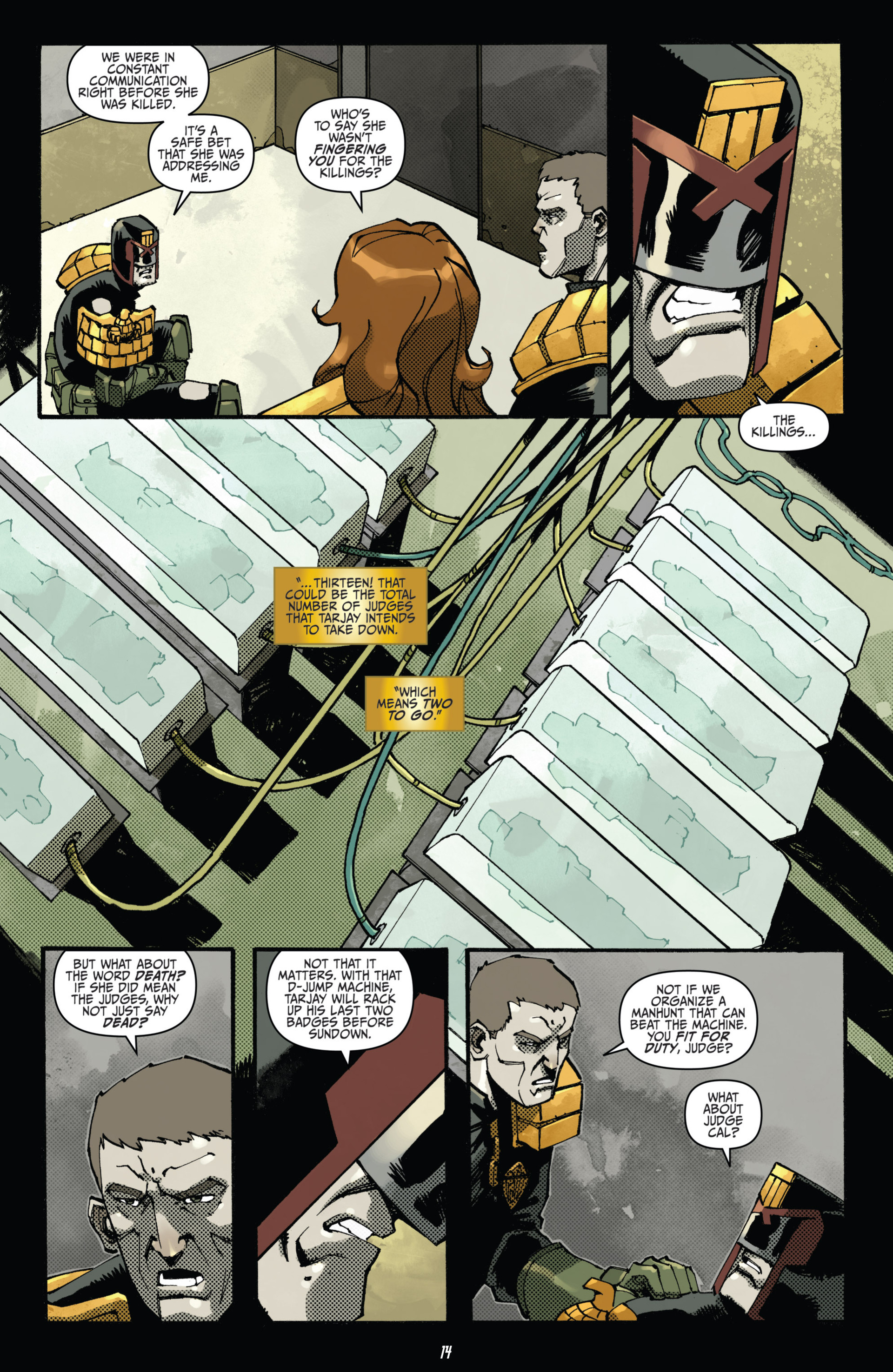 Read online Judge Dredd (2012) comic -  Issue #16 - 16