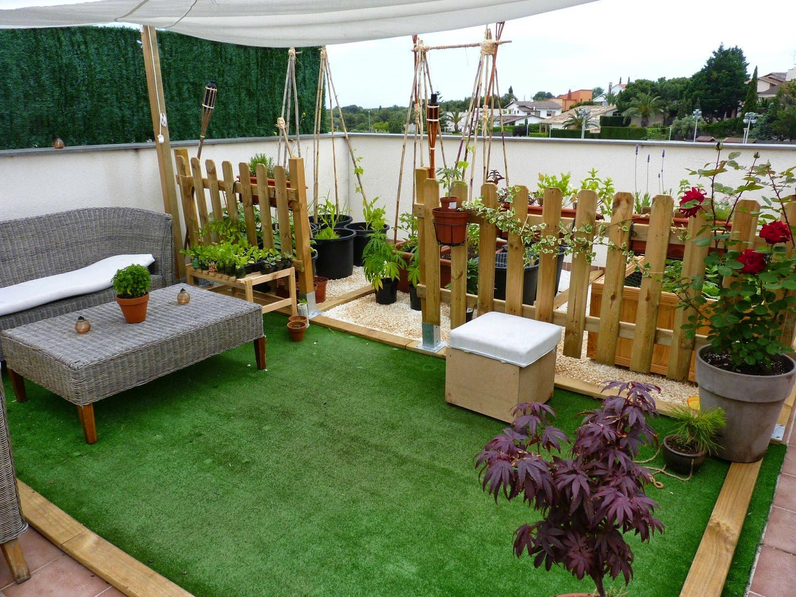 Consejos para decorar jardines en terrazas y balcones Consejos para decorar jardines en terrazas y balcones