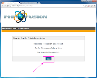 Install PHP-Fusion 7 PHP CMS on windows XAMPP tutorial 17