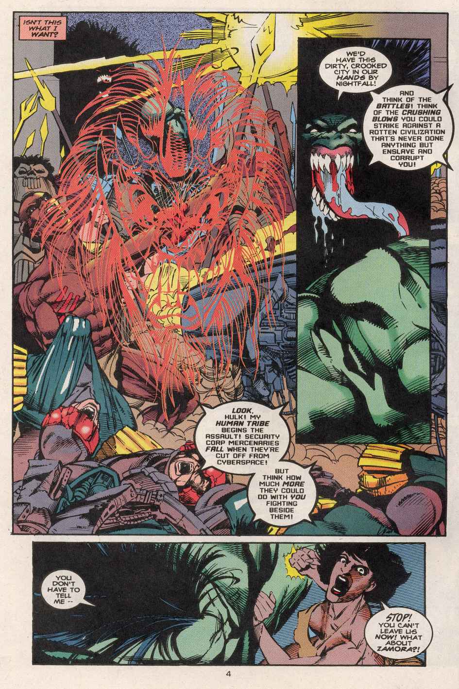 Read online Hulk 2099 comic -  Issue #4 - 5