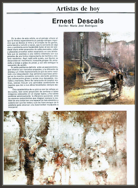 CORREO DEL ARTE-REVISTAS-PINTURA-ARTISTAS-ARTE-MADRID-ERNEST DESCALS-PINTOR-