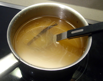 elaboración de castañas en almíbar