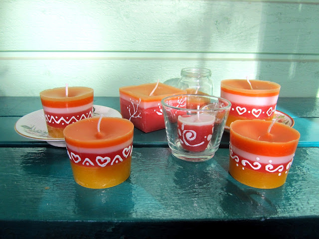 recycled candles kynttilöiden valaminen