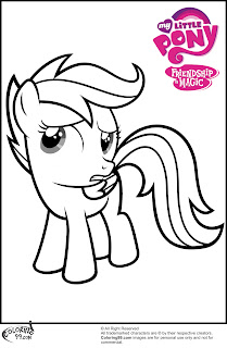 printable scootaloo coloring pictures