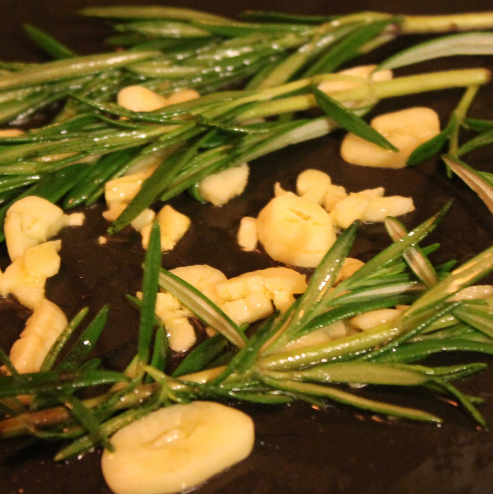 PanSeared Flounder with Fried Rosemary & Garlic Recipe I Can Cook That
