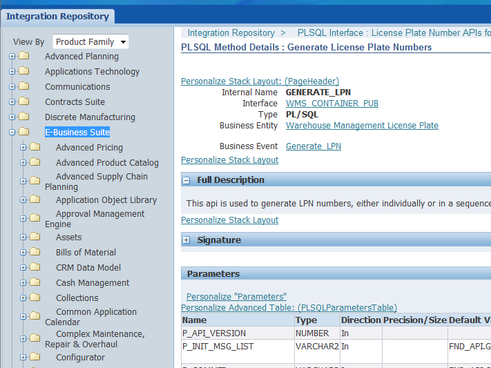 Oracle Knowledge Center: How to get Oracle API information in Oracle ...