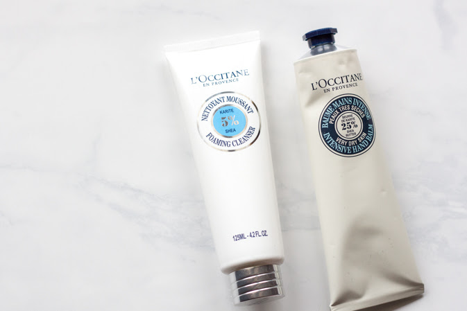 L'Occitane Shea Butter Foaming Cleanser and Intense Hand Balm Review
