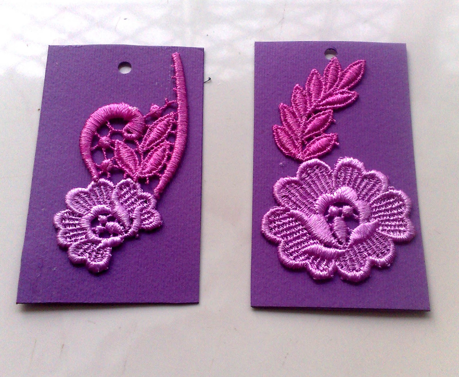 imprints handmade: Lacy bookmarks