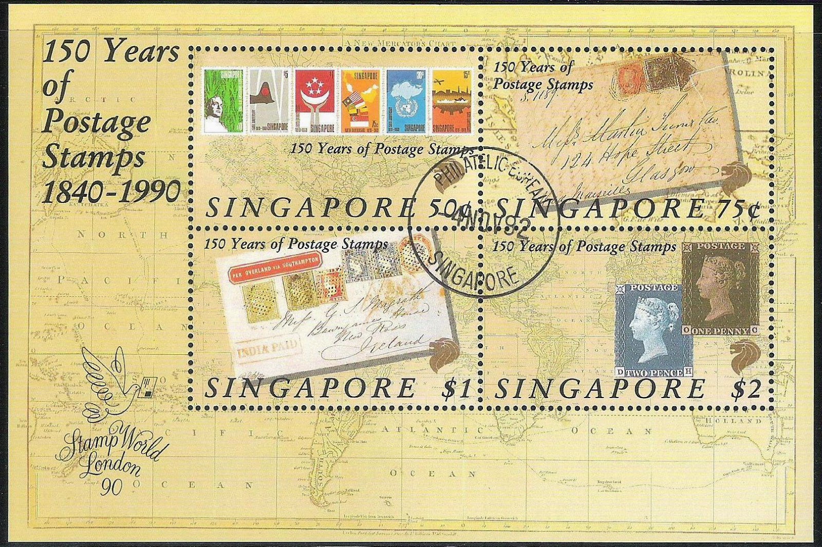My Postage Stamps Collection Singapore Revisited