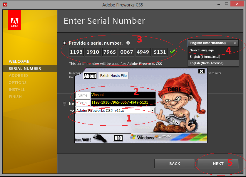 adobe fireworks cs6 serial number list