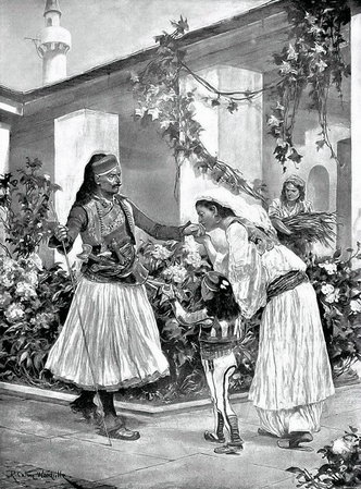Her Lord and Master, a Scene in a North Albanian House