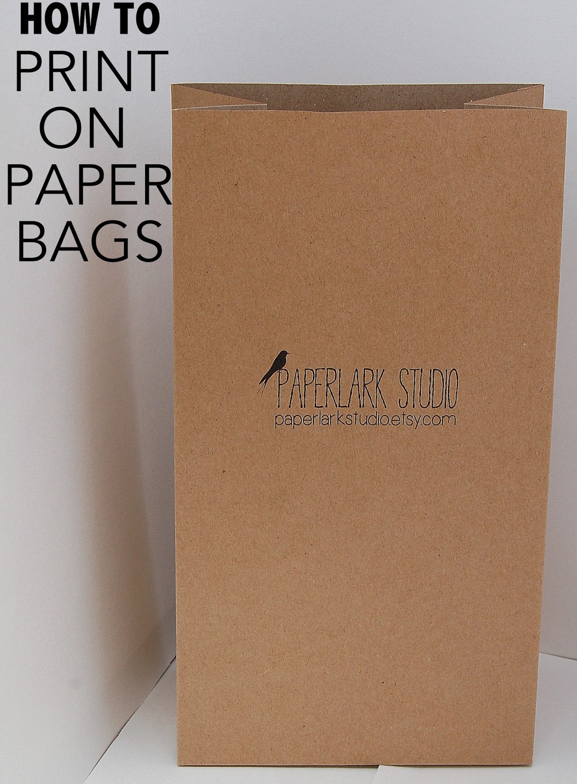 PaperLark Studio How To Print on Paper Bags