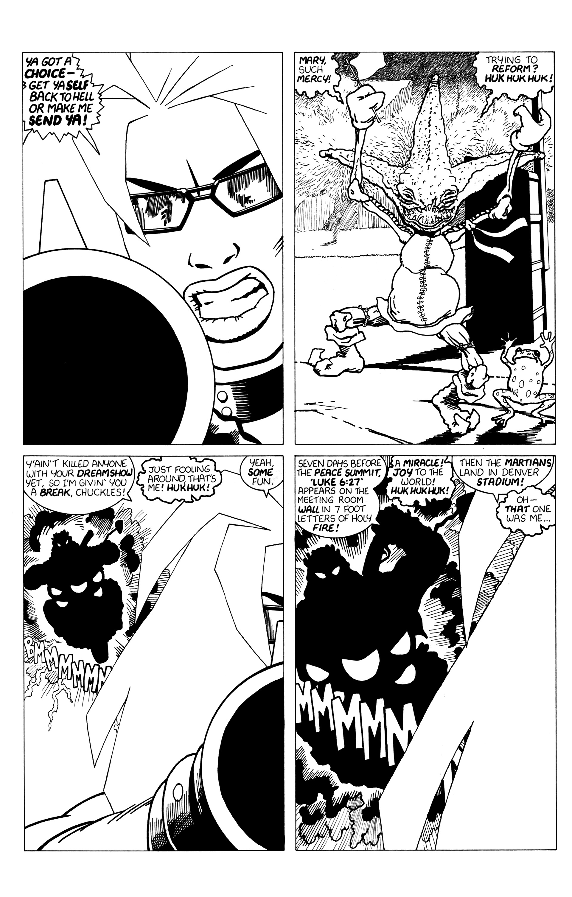 Read online Warrior Nun: Black & White comic -  Issue #19 - 9