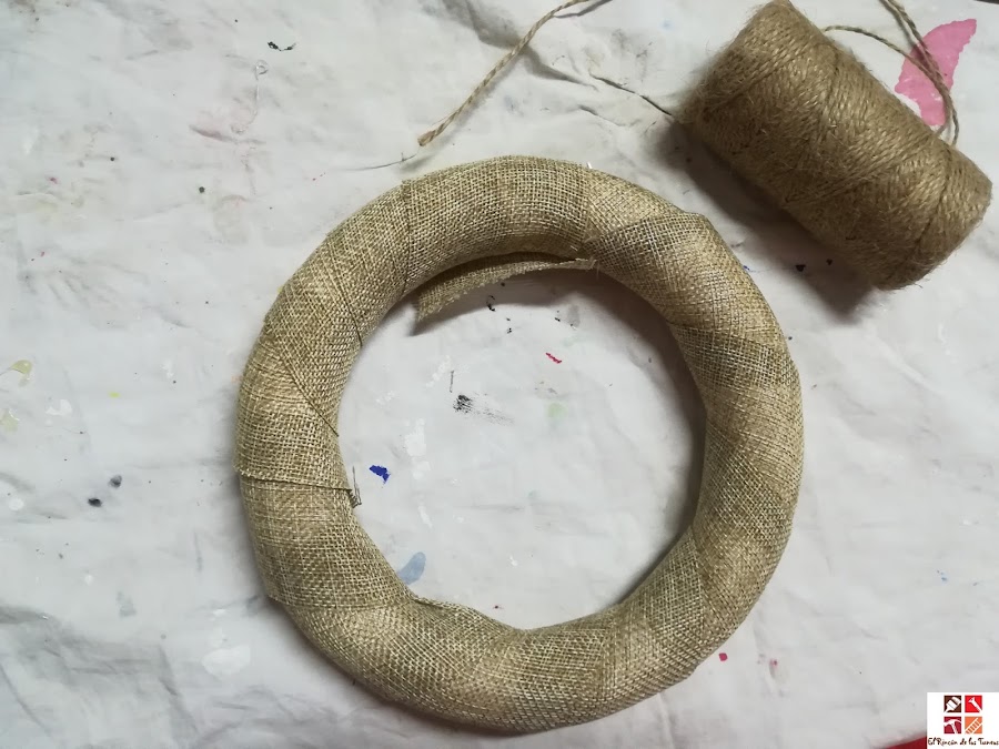 diy corona navideña