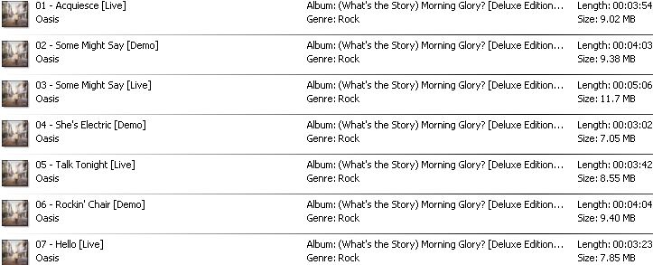 Oasis what s the story morning glory label