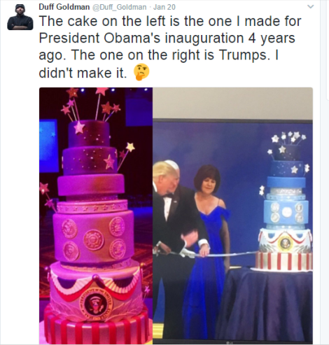 1 Bakery claims Trump copied Obama's inauguration cake in 2013
