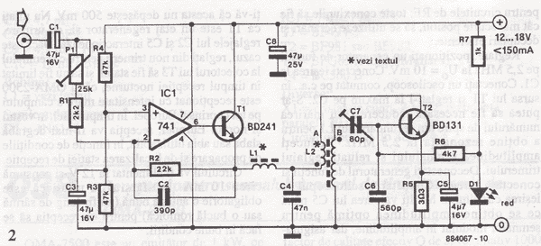 world technical: Wireless Microphone Transmitter Receiver circuit