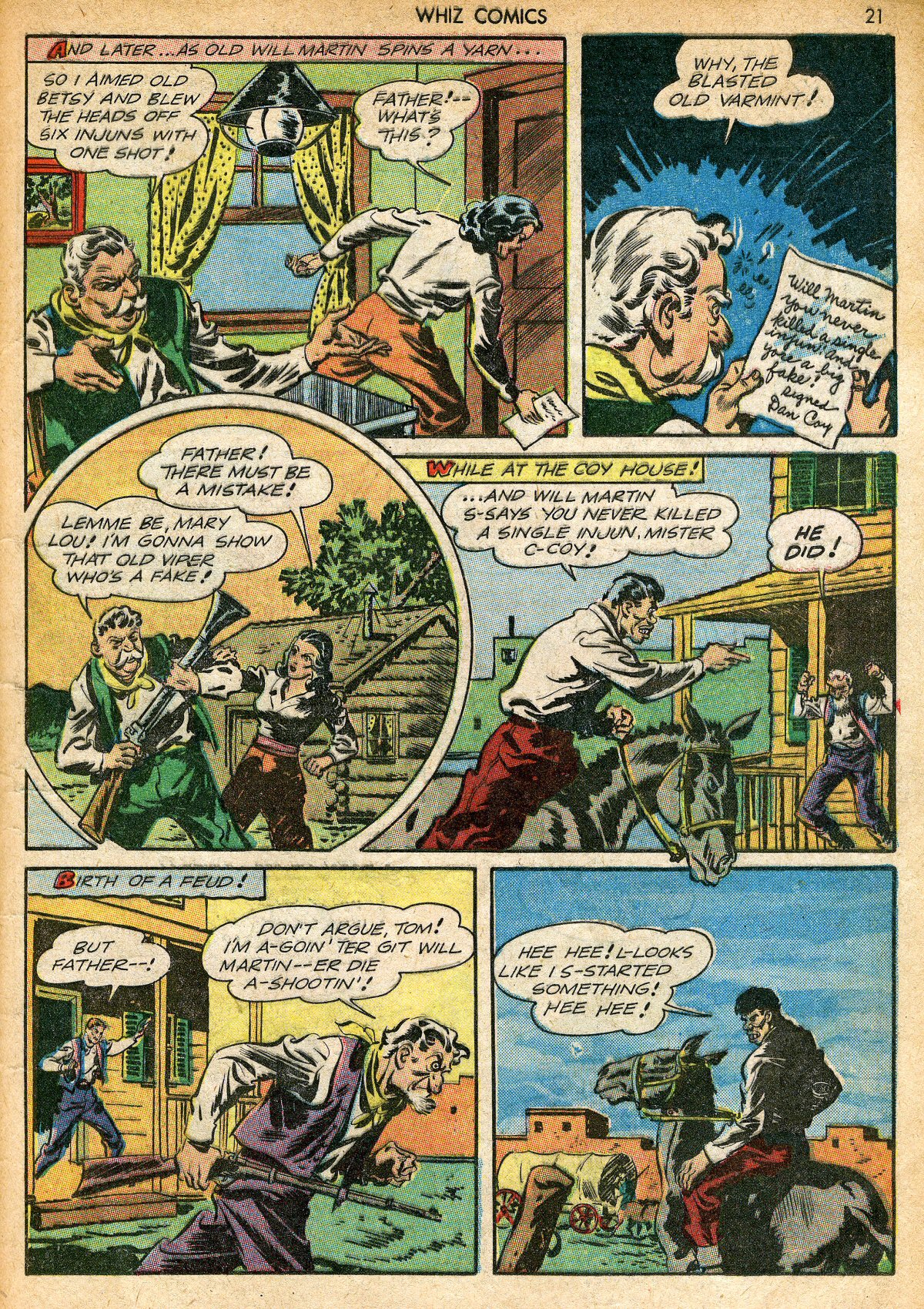 Read online WHIZ Comics comic -  Issue #34 - 21