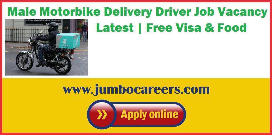 Motorbike Delivery Driver Job Vacancy in Dubai 2023