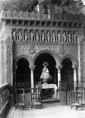 Antigua capilla de la Santina en Covadonga (incendiada)