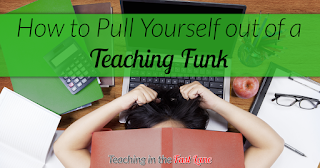 Do you find yourself in a teaching funk? Try these tips for climbing the ladder back out of your rut and being the best you!