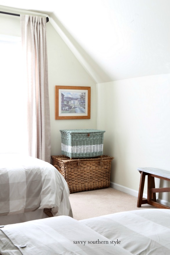Savvy Southern Style Spring Style Bedroom and How to Make a Bed Taller