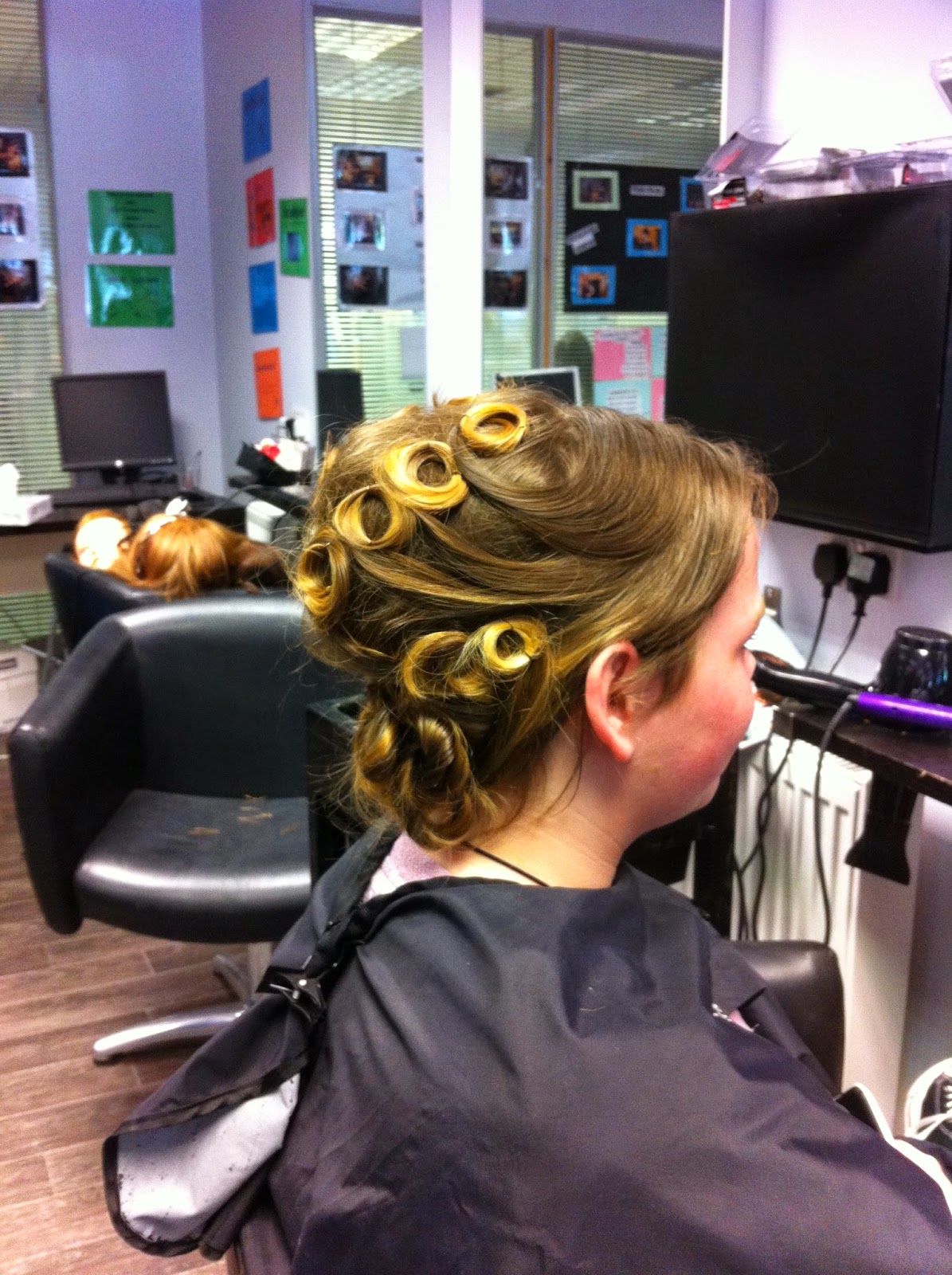 ALD Hair, Beauty and Barbering ALDacademy Adult Learning Hairdressing level 2 Hair up