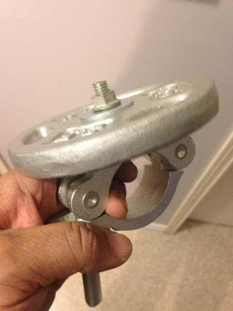5lb weight on clamp can be placed on boom to fine tune balance