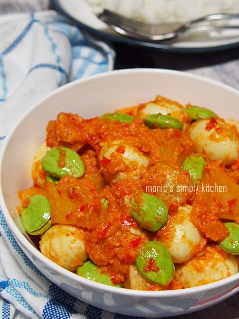 Sambal Goreng Kentang Pete Telur Puyuh Monic S Simply Kitchen