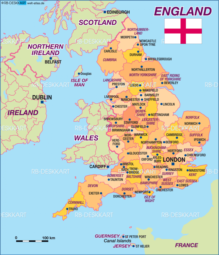 Mapa De Inglaterra
