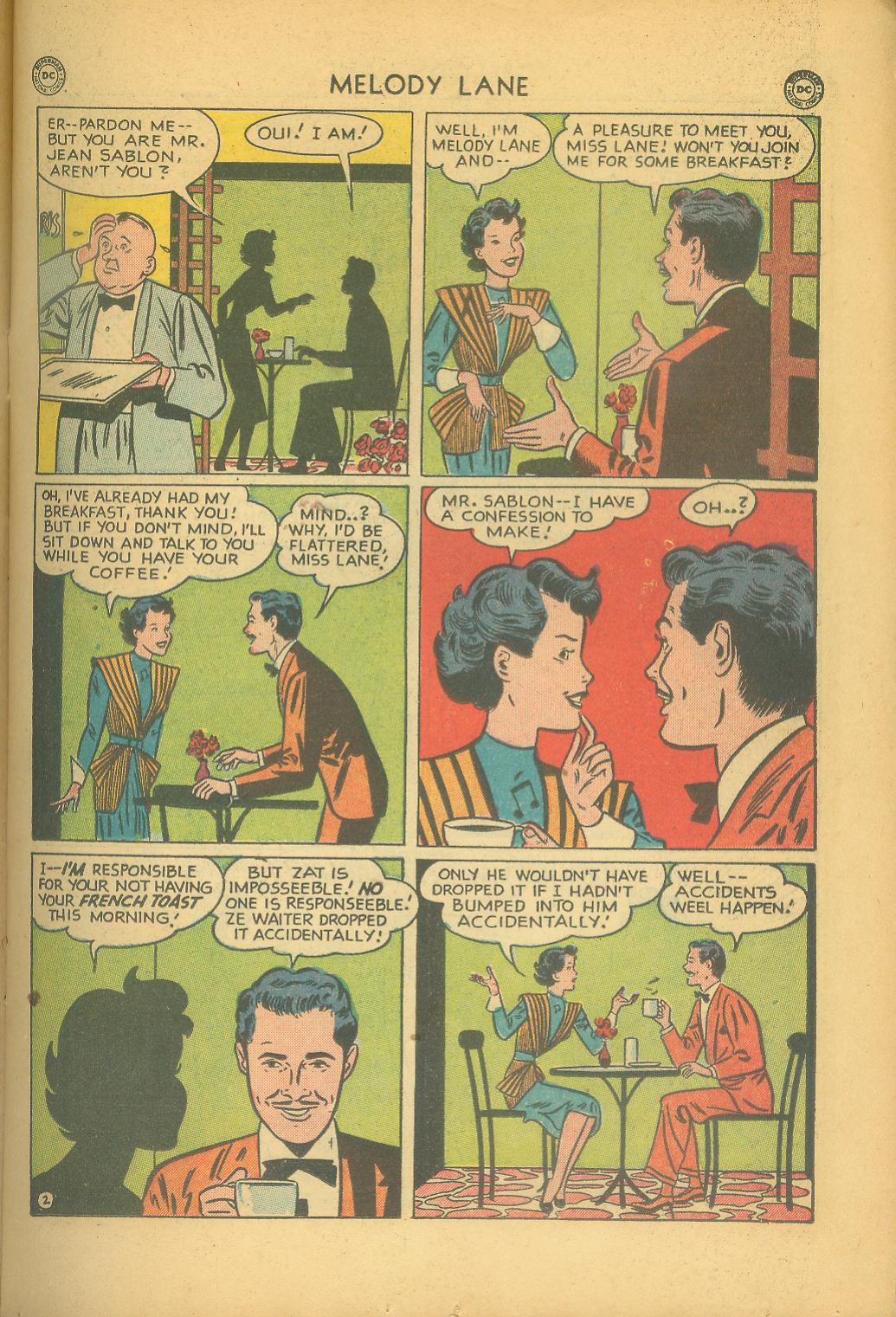 Read online Miss Melody Lane of Broadway comic -  Issue #1 - 23