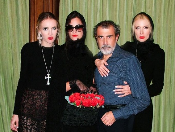 Fotomodelle nel Private Fashion Show di Michele Miglionico all'Ambasciata d'Italia a Londra