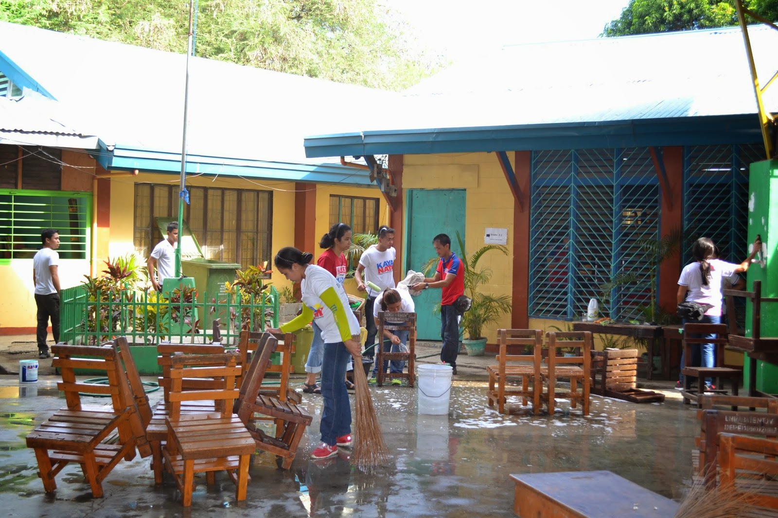 Mabel Sunga Acosta Brigada Eskwela 2014 Doña Pilar L. Marfori