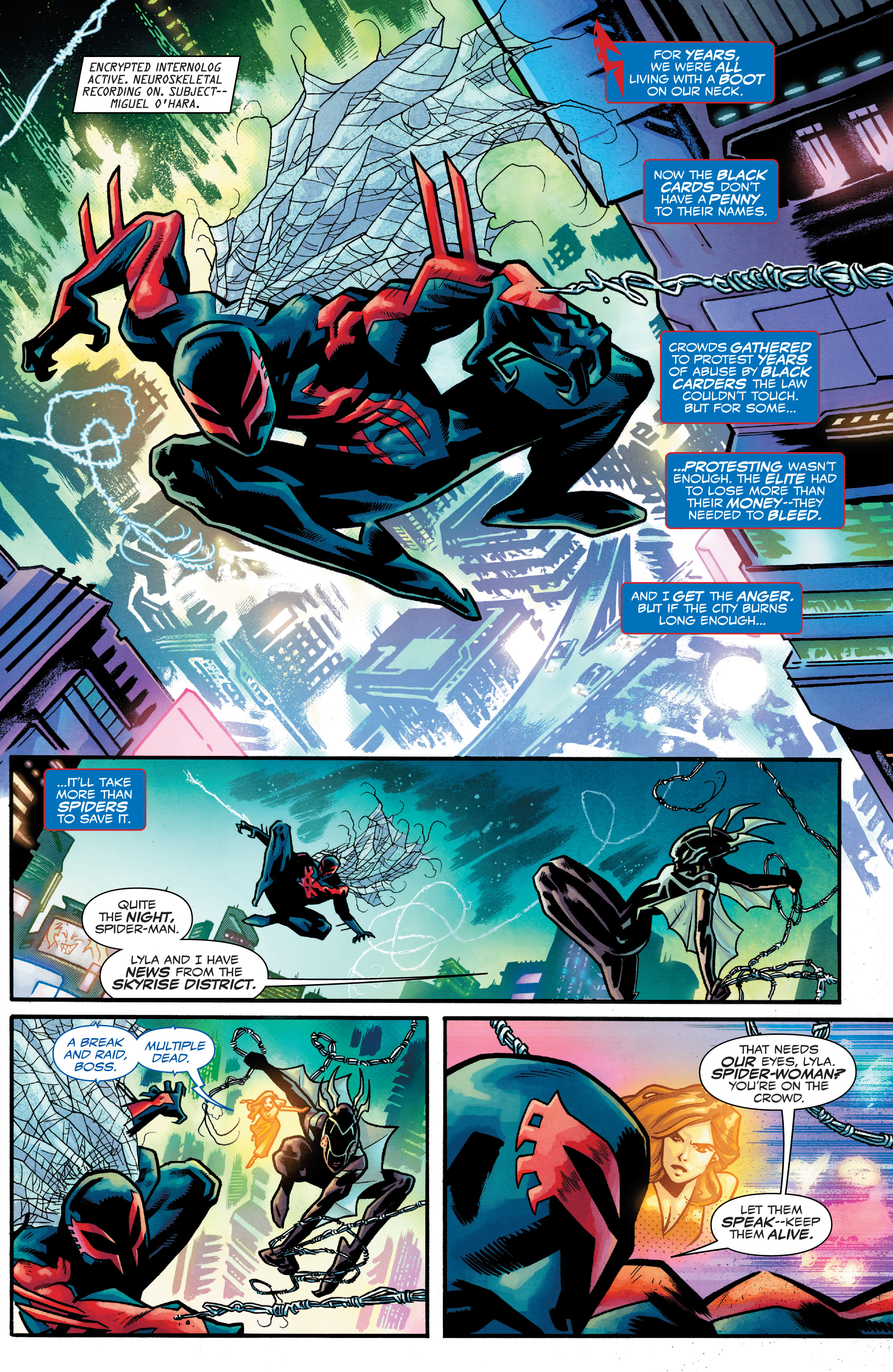 Read online Spider-Man 2099: Dark Genesis comic -  Issue #1 - 8