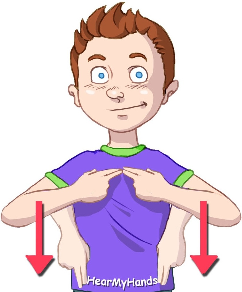 HearMyHands ASL sign EGG as in Easter EGG