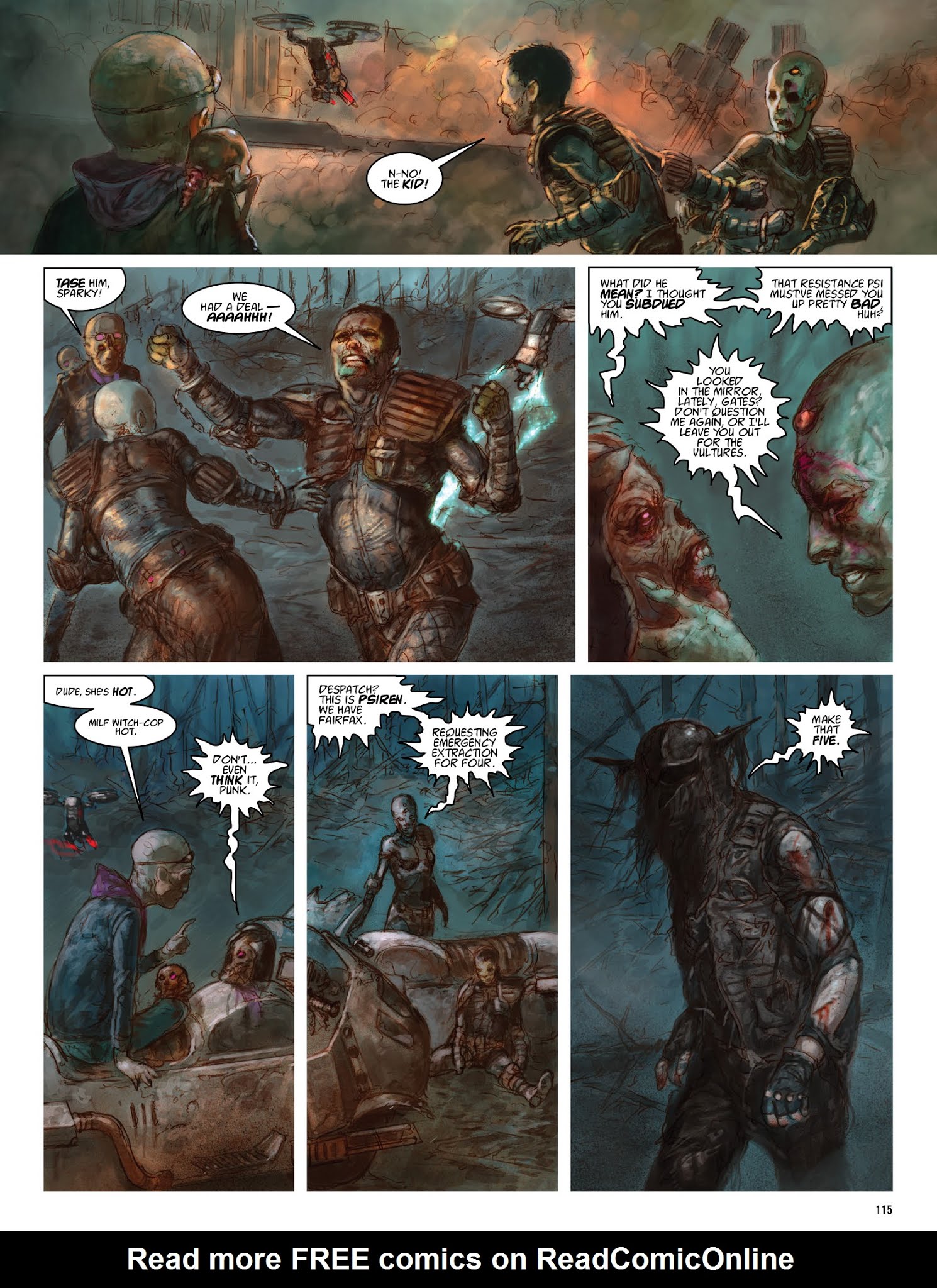 Read online The Dark Judges: The Fall of Deadworld comic -  Issue # TPB - 116