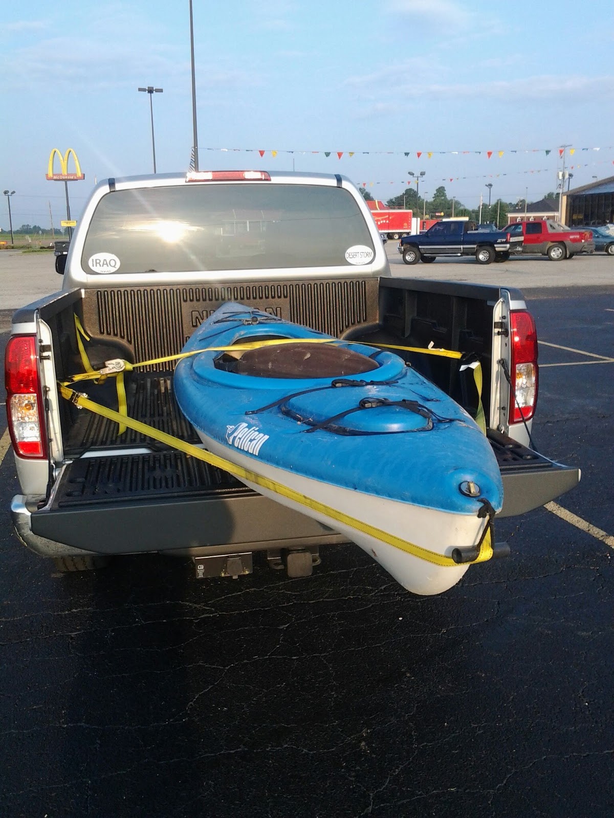 Titansfan Getting the kayak out